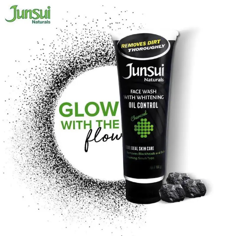 Junsui Naturals Oil Control Face Wash With Whitening - 100g