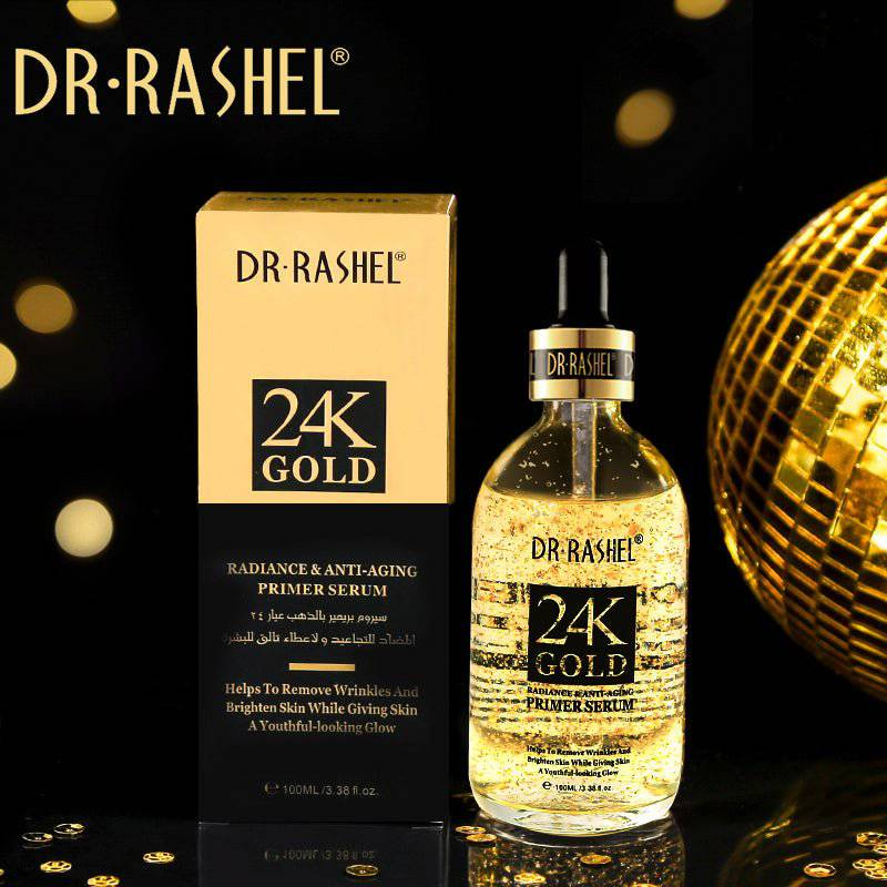 Dr. Rashel 24K Gold Radiance & Anti-Aging Primer Serum - 100ml