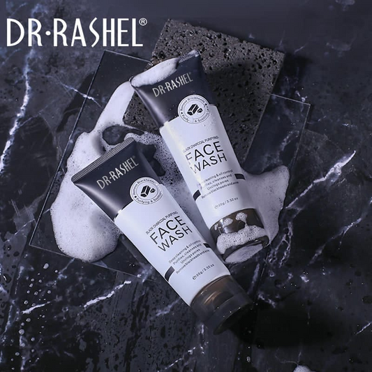 Dr. Rashel Black Charcoal Purifying Face Wash - 100g