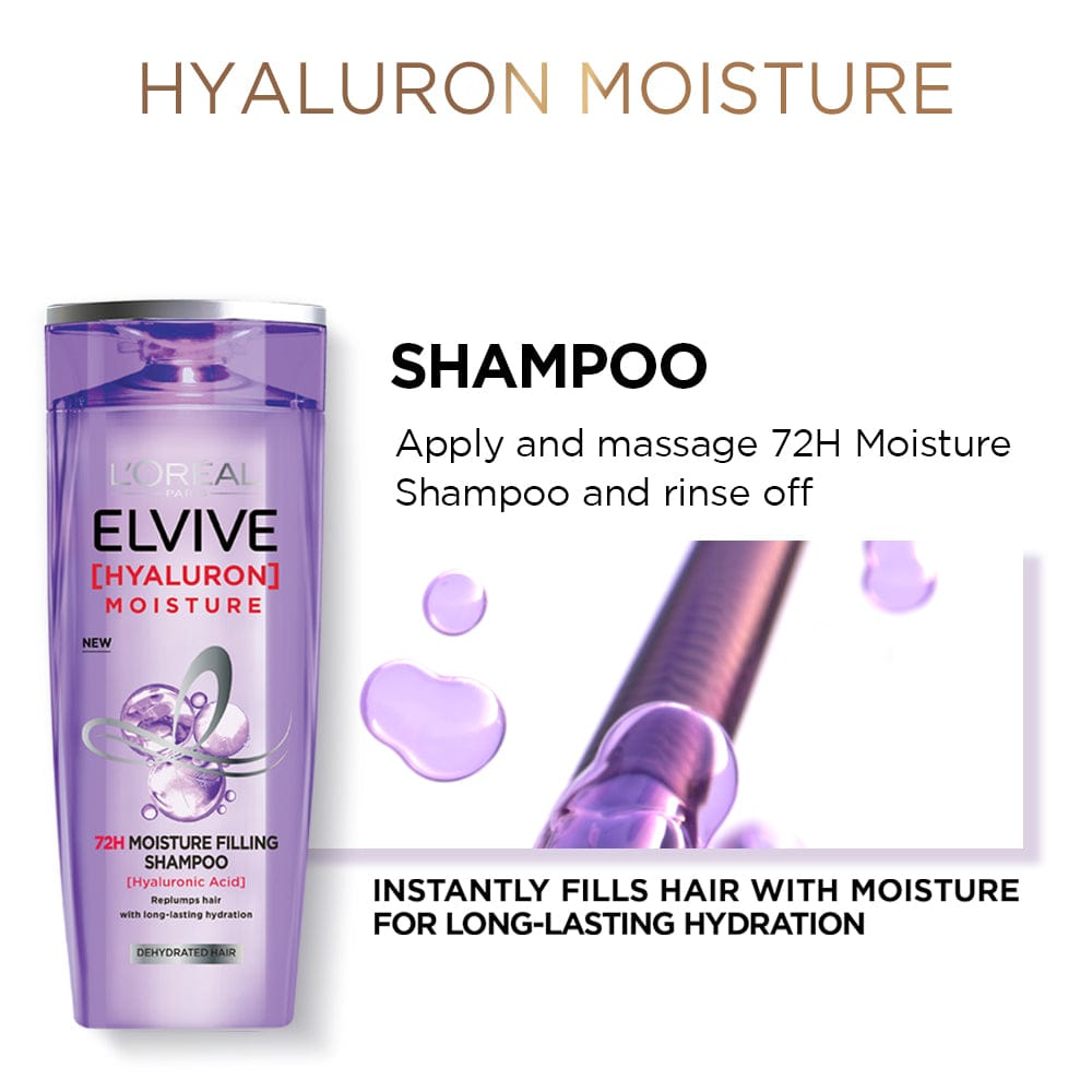 Loreal Paris Shampoo Hyaluron Moisture - 175ml