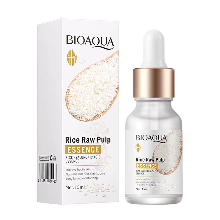 BioAqua Rice Raw Pulp Essence with Hyaluronic Acid - 15ml