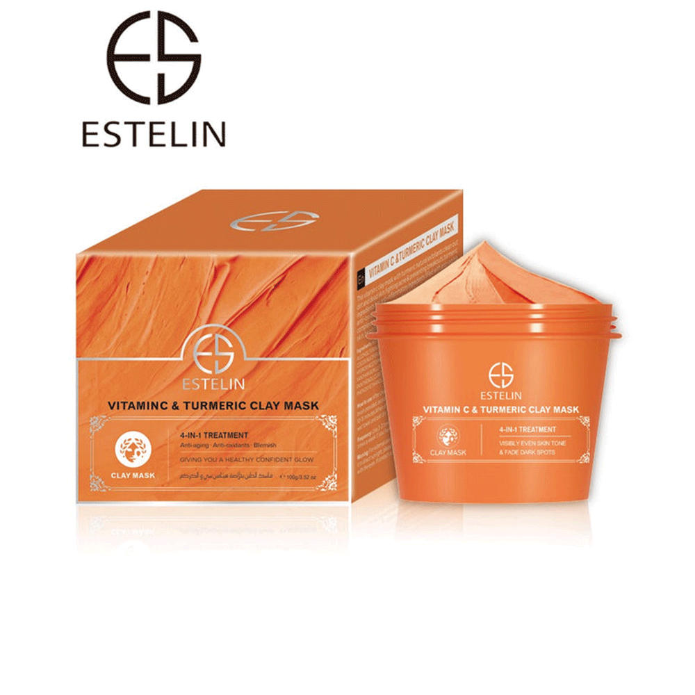 Estelin Vitamin C &Turmeric Clay Mask 100g