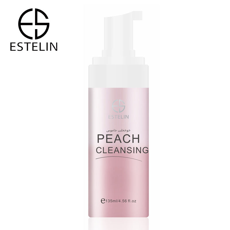 ESTELIN Face Wash Peach Cleansing Mousse Makeup Remover