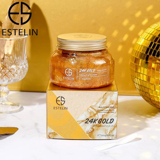 ESTILIN 24K Gold Body And Face Scrub