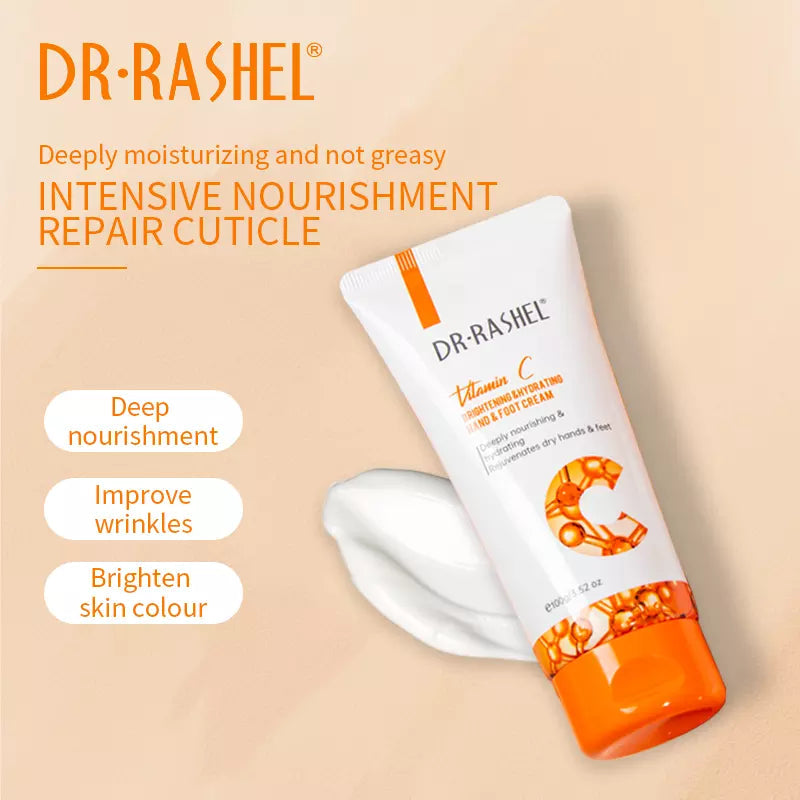 Dr.rashel Vitamin C Brightening & Hydrating Hand & Foot Cream 120g