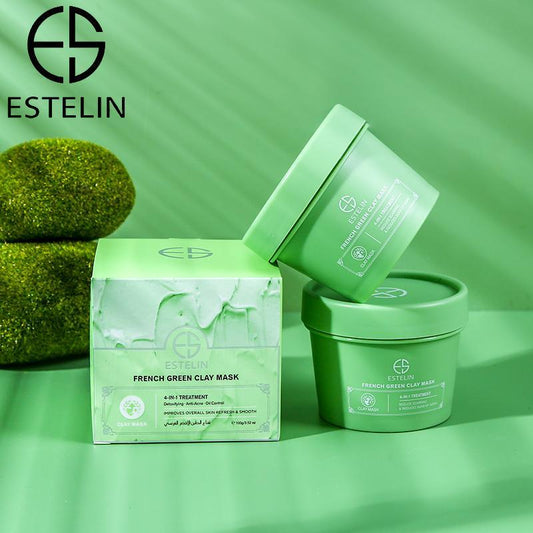 Estelin French Green Clay Mask By Dr.Rashel - 100g