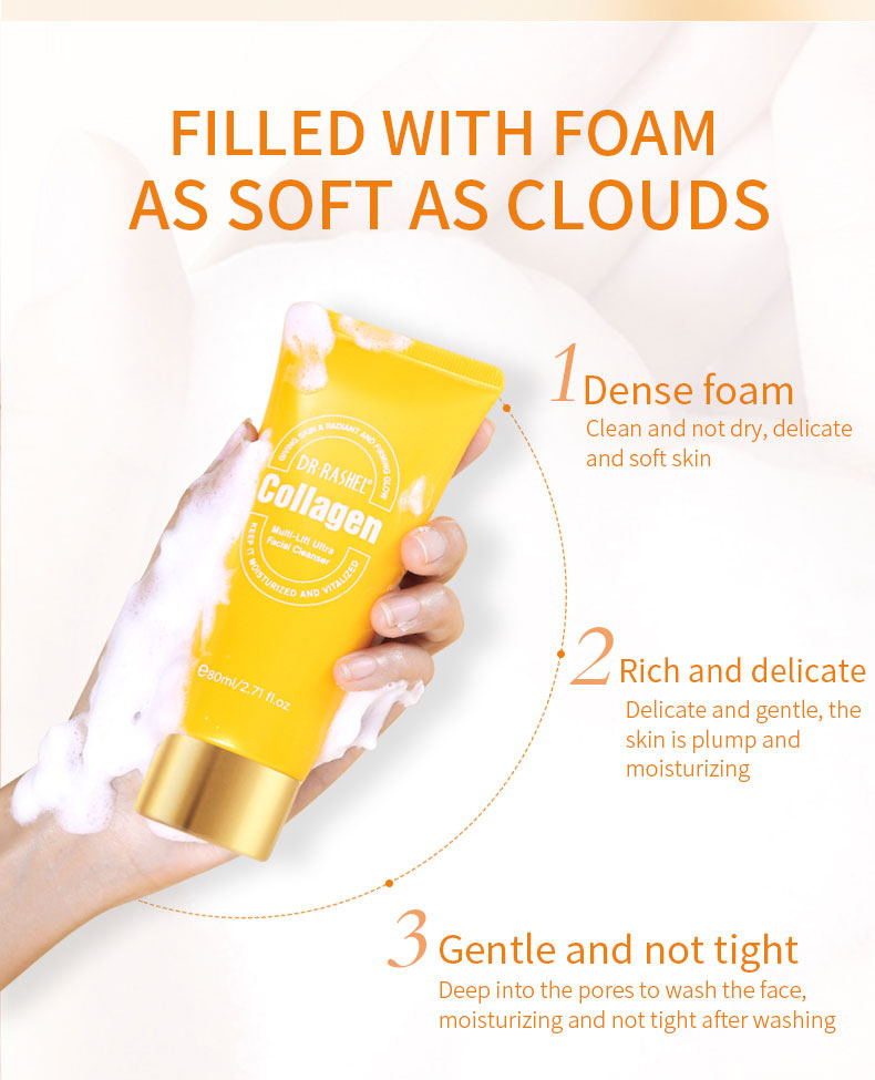DR RASHEL Collagen Multi-Lift Ultra Essence Facial Cleanser 80ml Face Wash