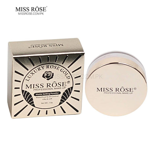 Miss Rose Luxury Rose Gold Matte Setting Powder