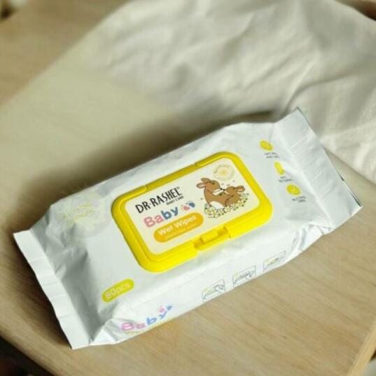 Dr.Rashel Baby Wet Wipes 80pcs