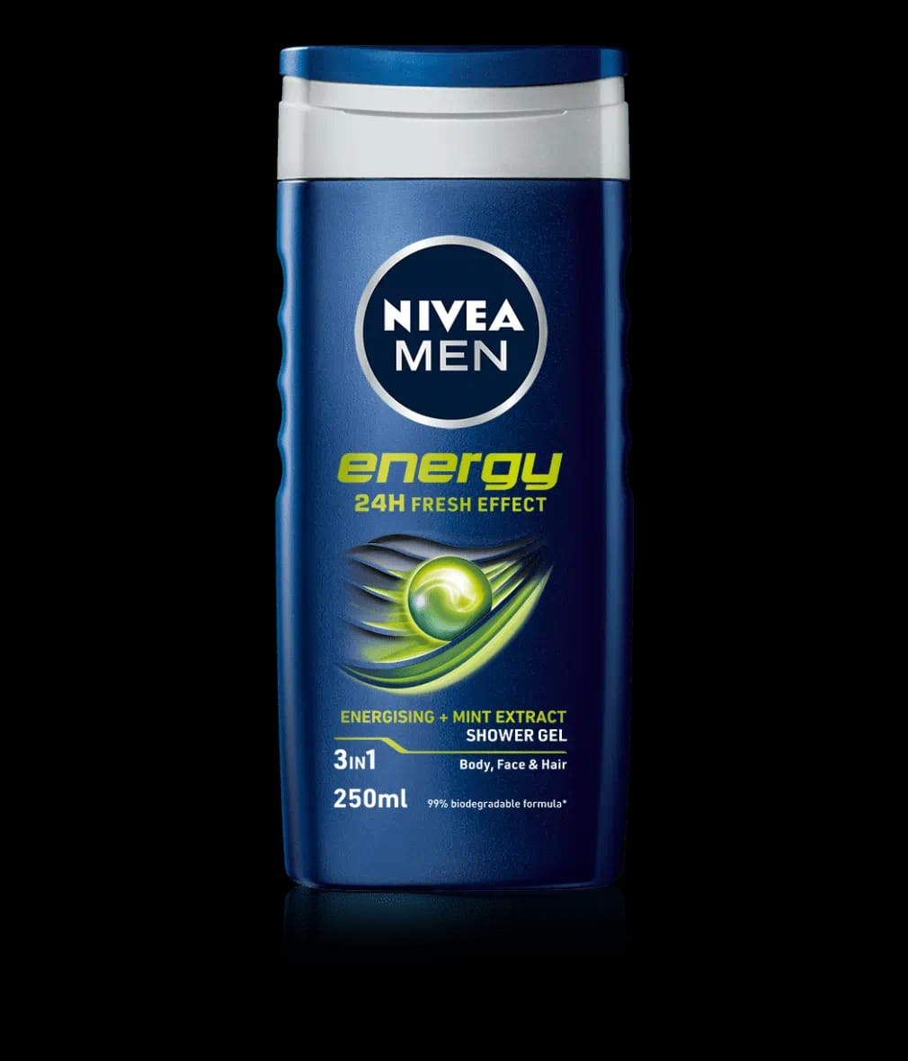 Nivea Men Energy Shower Gel with Mint Extract - 250g