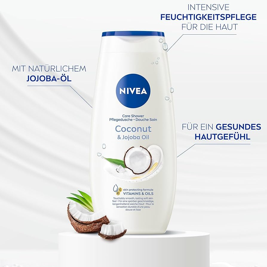Nivea Shower Cream with Coconut & Jojoba Oil - 250ml