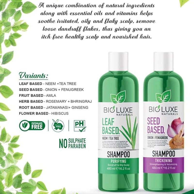BIO'LUXE Naturals Organic Shampoo - 480ml