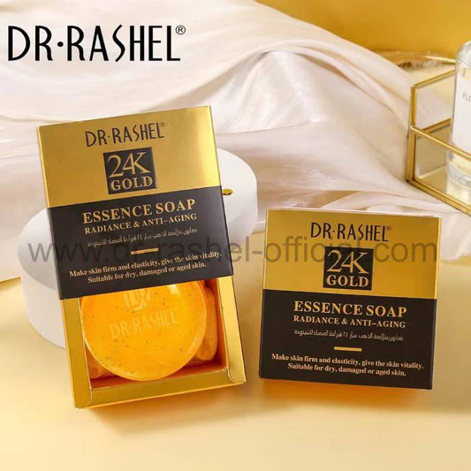 Dr.Rashel 24K Gold Radiance & Anti Aging Essence Soap - 100gms