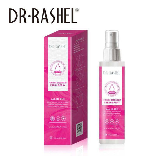 Dr. Rashel PH-Balanced Feminine Deodorant Fresh Spray All-In-One - 100ml