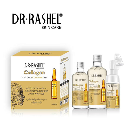 DR.Rashel 3 PCS Collagen Elasticity & Firming Skin Cleansing Set