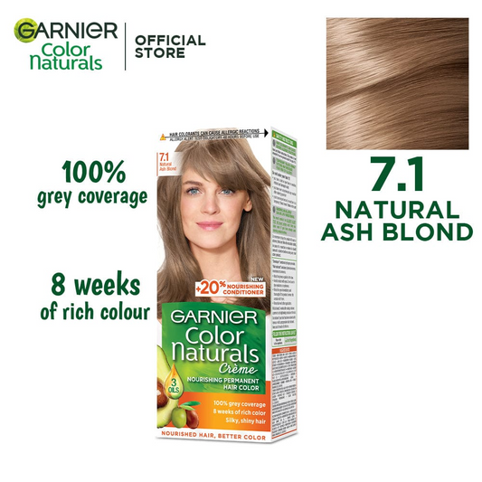 Garnier Color Naturals, Natural Ash Blond - 7.1