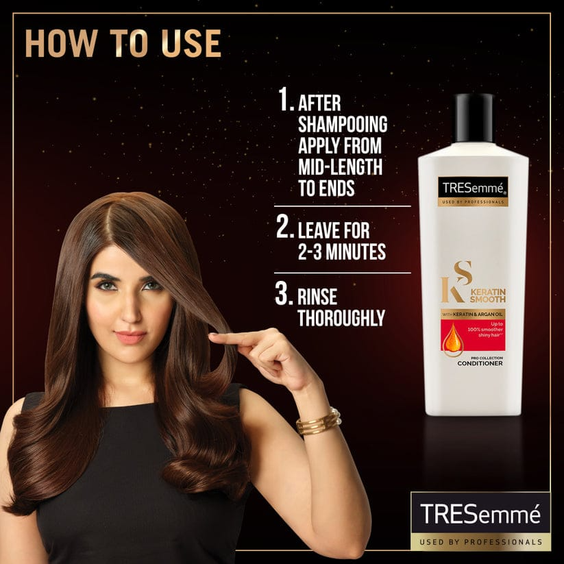 Tres'emme Keratin Shampoo 400ml & Conditioner 400ml - Deal