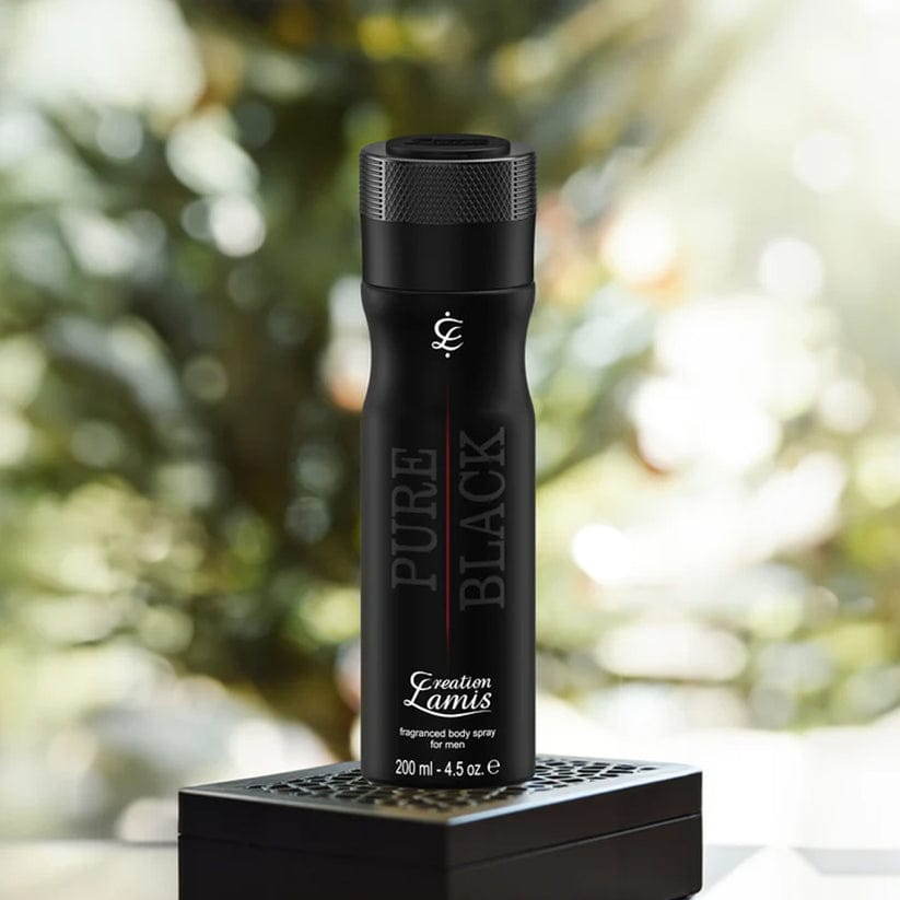 Pure Black by Creation Lamis Fragranced Body Spray - 200ml