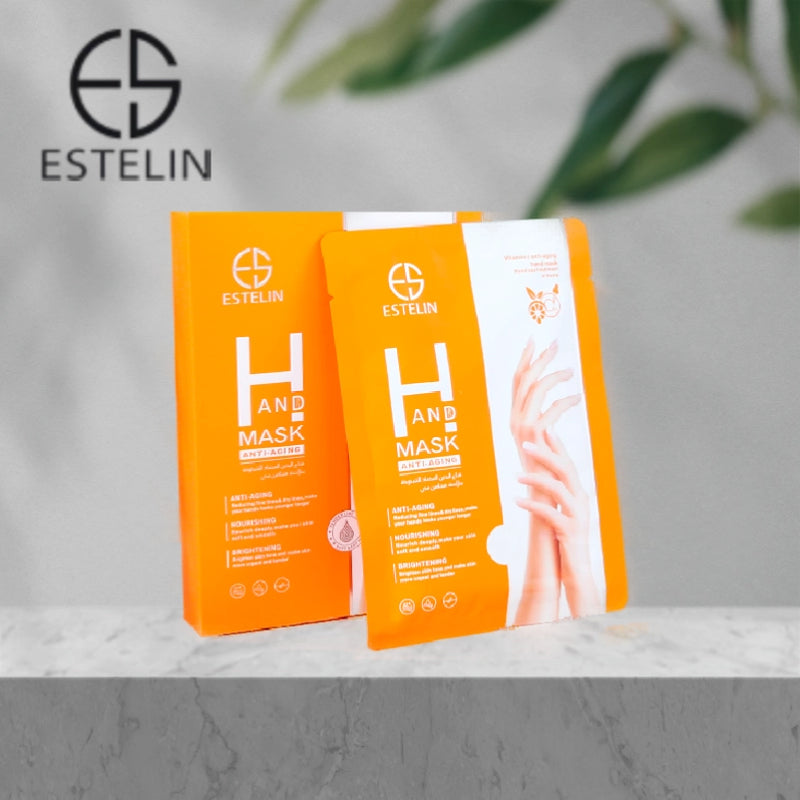 ESTELIN Moisturizing Spa For Hands Vitamin C Anti-Aging Hand Mask - 2 Pairs