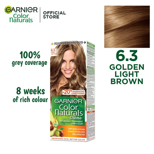 Garnier Color Naturals, Golden Light Brown - 6.3