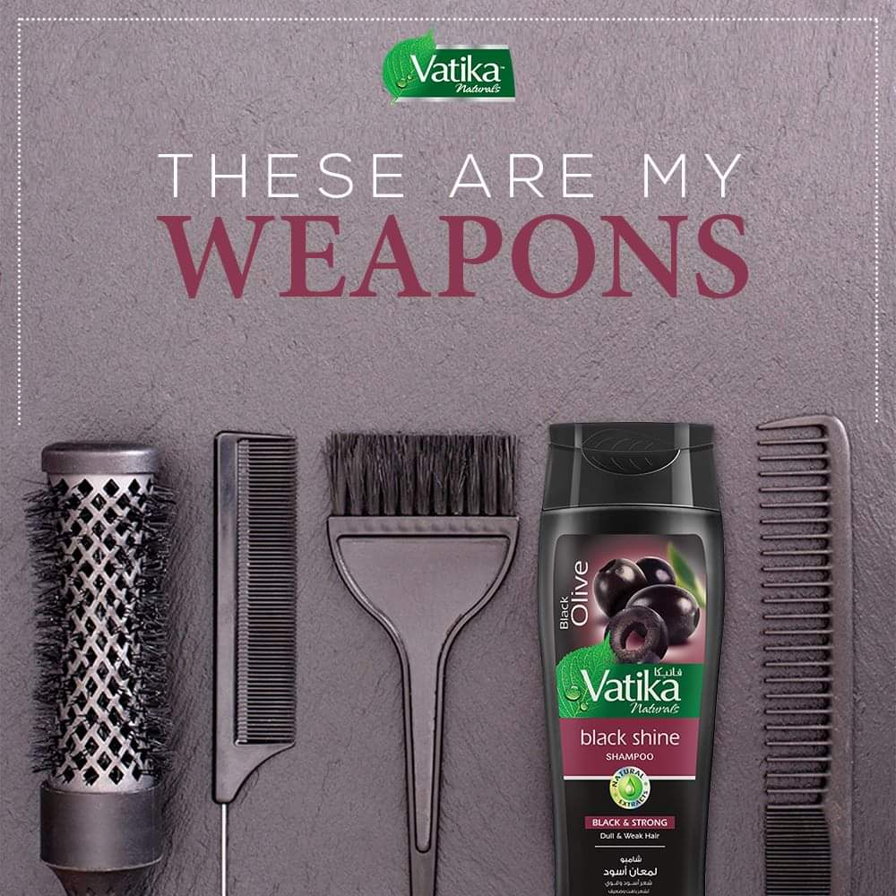 Dabur Vatika Black Olive Black & Strong Shampoo - 360ml