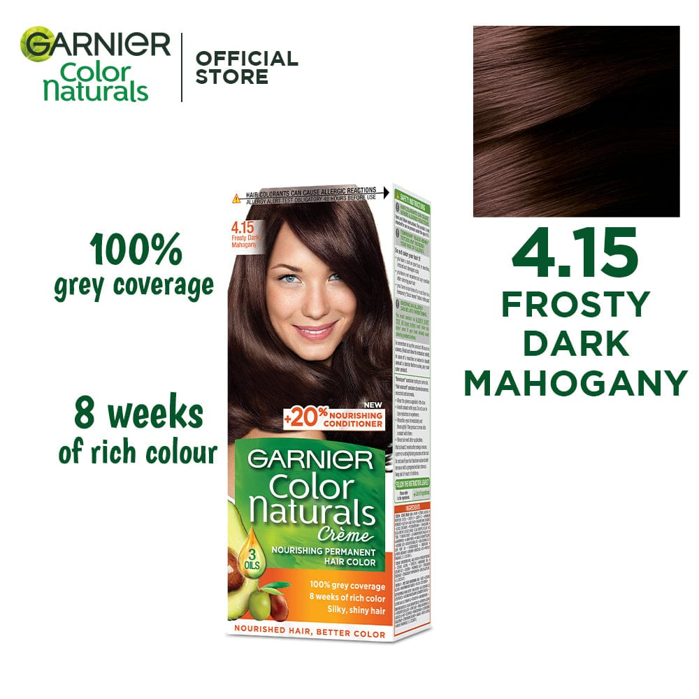 Garnier Color Naturals, Frosty Dark Mahogany - 4.15