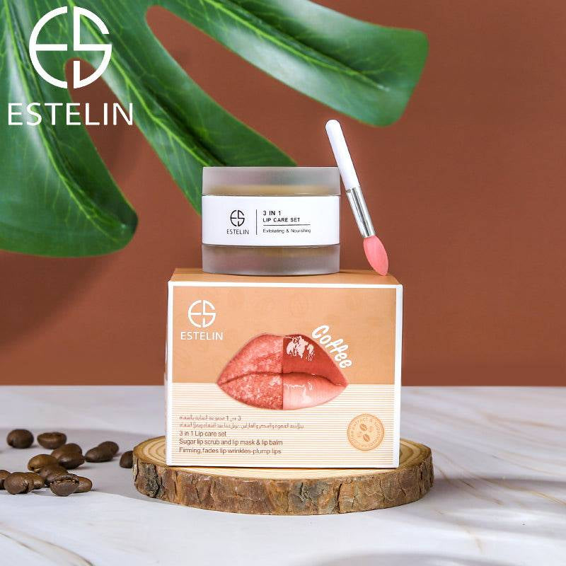 ESTELIN 3 IN 1 COFFEE SUGER LIP SCRUB MASK