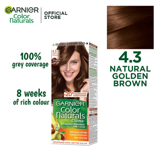 Garnier Color Naturals, Natural Golden Brown - 4.3