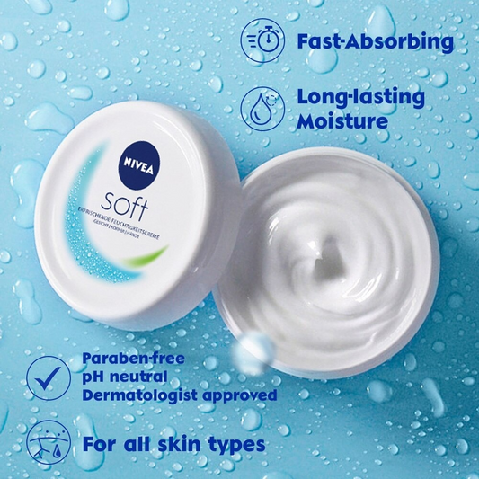 Nivea Soft Vitamin-E Light Moisturising Cream - 50ml