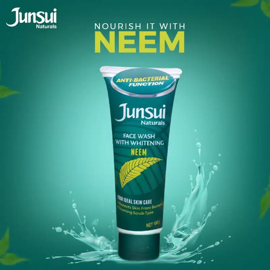 Junsui Naturals Neem Face Wash With Whitening - 100g