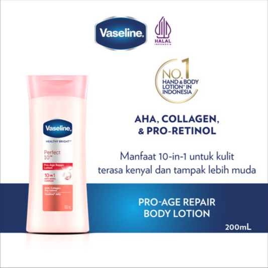 Vaseline Healthy Bright Perfect 10 Lotion - 200ml