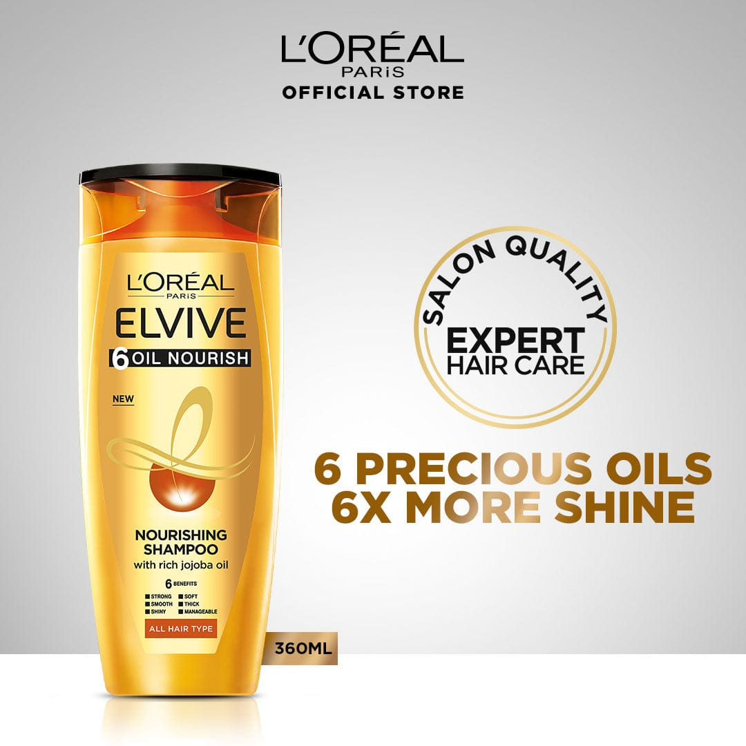 Loreal Paris Shampoo 6-Oil Nourish - 360ml