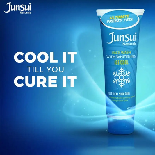 Junsui Naturals Ice Cool Face Wash With Whitening - 100g