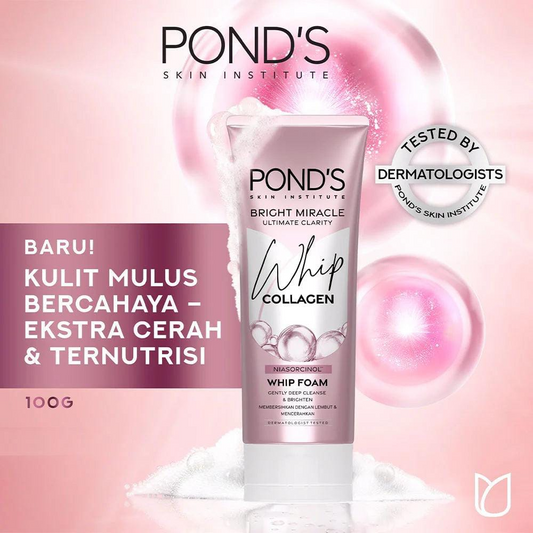 Pond's Bright Miracle Ultimate Clarity Whip Collagen Foam - 100g