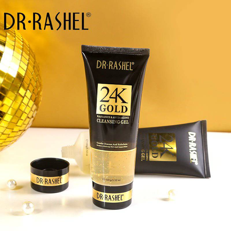 Dr.Rashel 24K Gold Radiance & Anti-Aging Cleansing Gel - 100g