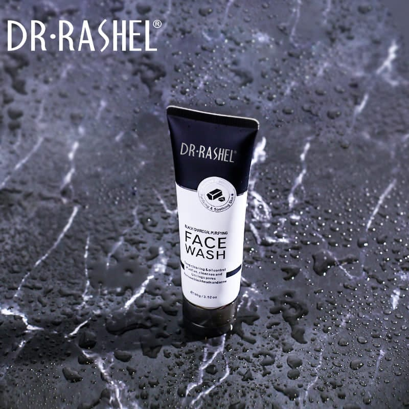 Dr. Rashel Black Charcoal Purifying Face Wash - 100g