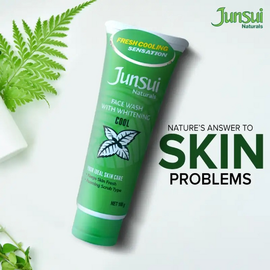 Junsui Naturals Cool Face Wash With Whitening - 100g