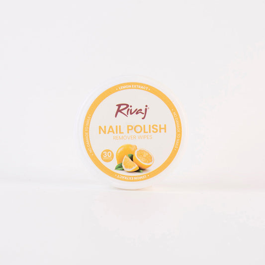 Rivaj Nail Polish Remover Wipes (Lemon Extract)