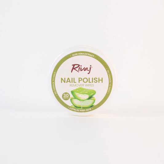 Rivaj Nail Polish Remover Wipes (Aloe Vera Extract)