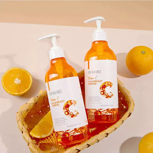 Dr Rashel vitamin C whitening Exfoliating silky shower gel, 500ml