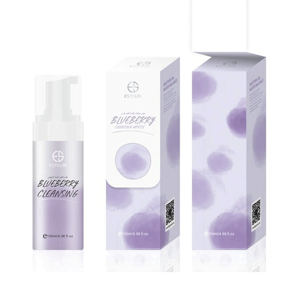 Estelin Blueberry Cleansing Mousse 135ml