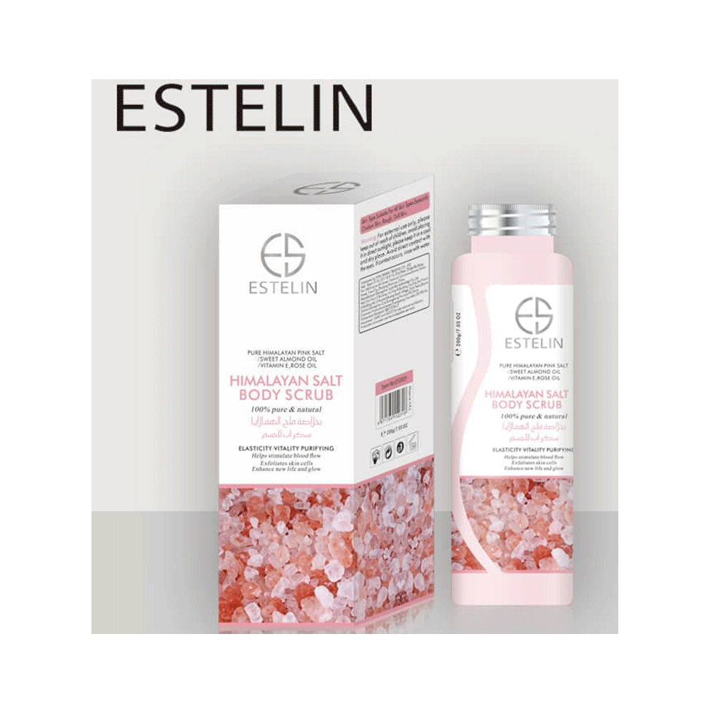 Estelin Himalayan Salt Body Scrub 200g
