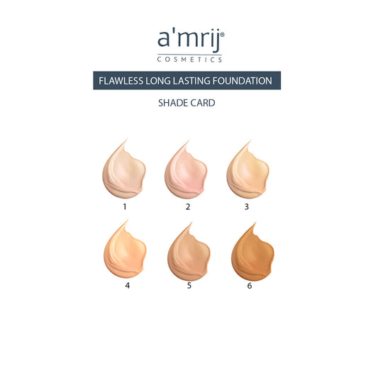 Amrij Cosmetics FLAWLESS LONG LASTING FOUNDATION