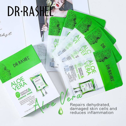 Dr.Rashel Aloe Vera Soothe & Smooth Essence Mask 5pcs