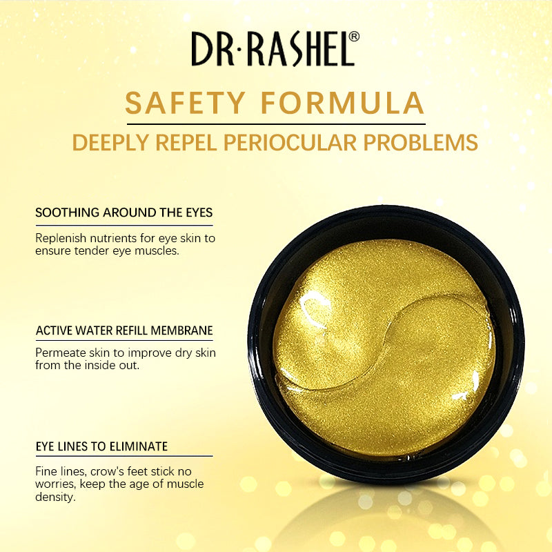 Dr.Rashel Hydrogel 24K Gold Eye Mask - 60pcs