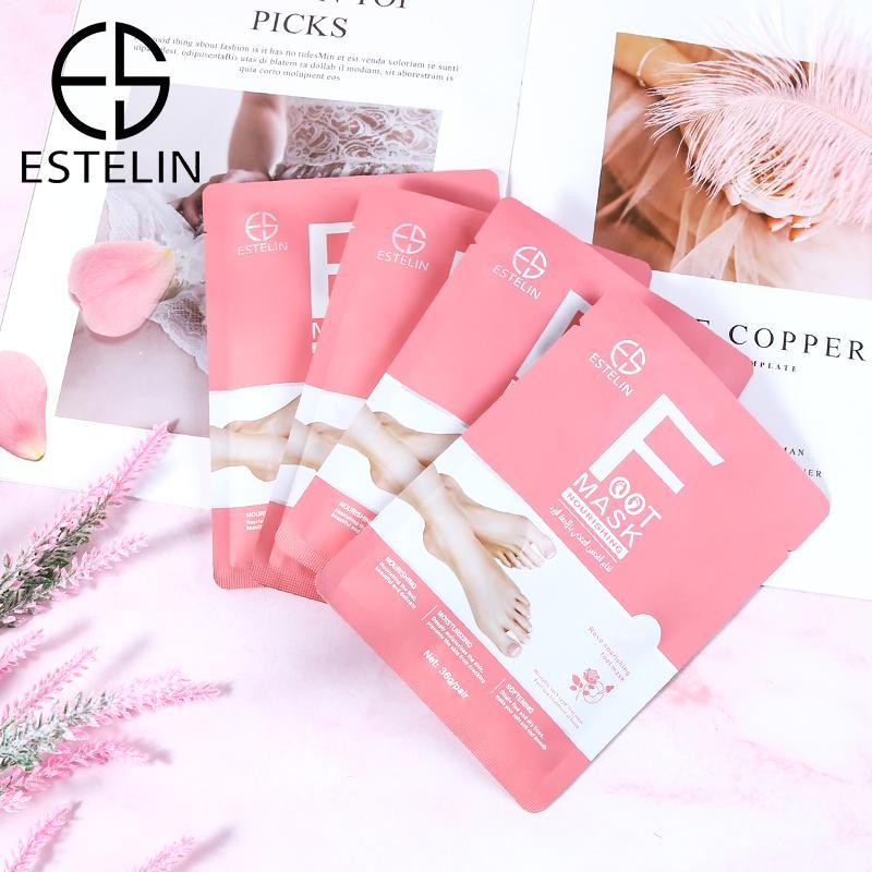 ESTELIN Foot Care Mask Rose Nourishing Foot Mask