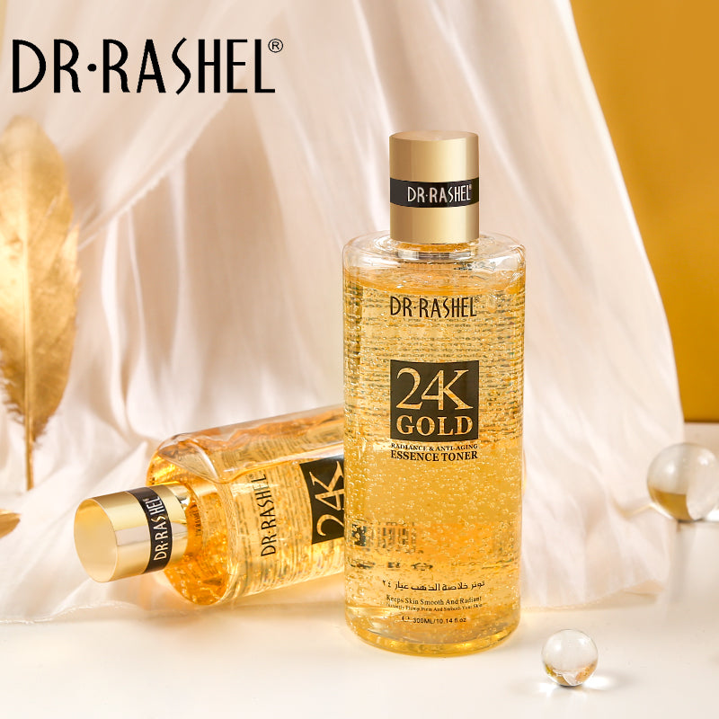 Dr.Rashel 24K Gold Radiance & Anti-Aging Essence Toner - 300ml
