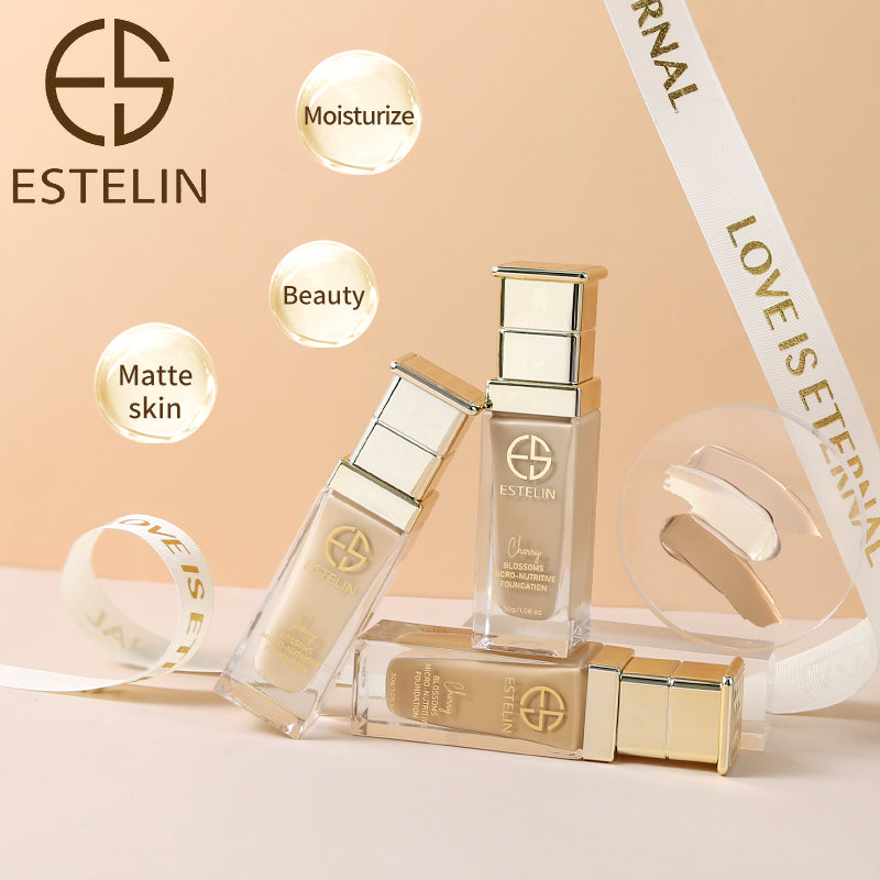 ESTELIN Cherry Blossoms Micro-nutritive Foundation DRRASHEL Perfect Makeup Base Cream