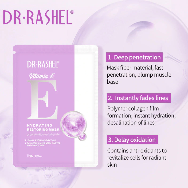 Dr Rashel Vitamin E Hydrating & Restoring Mask 5 pc