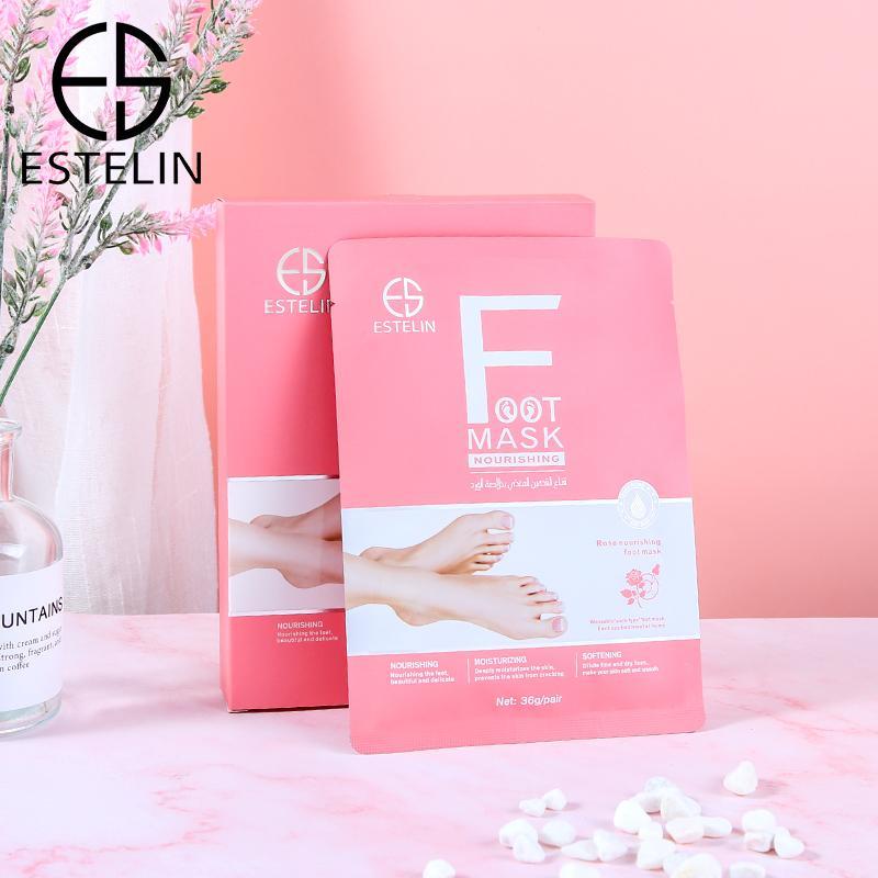 ESTELIN Foot Care Mask Rose Nourishing Foot Mask